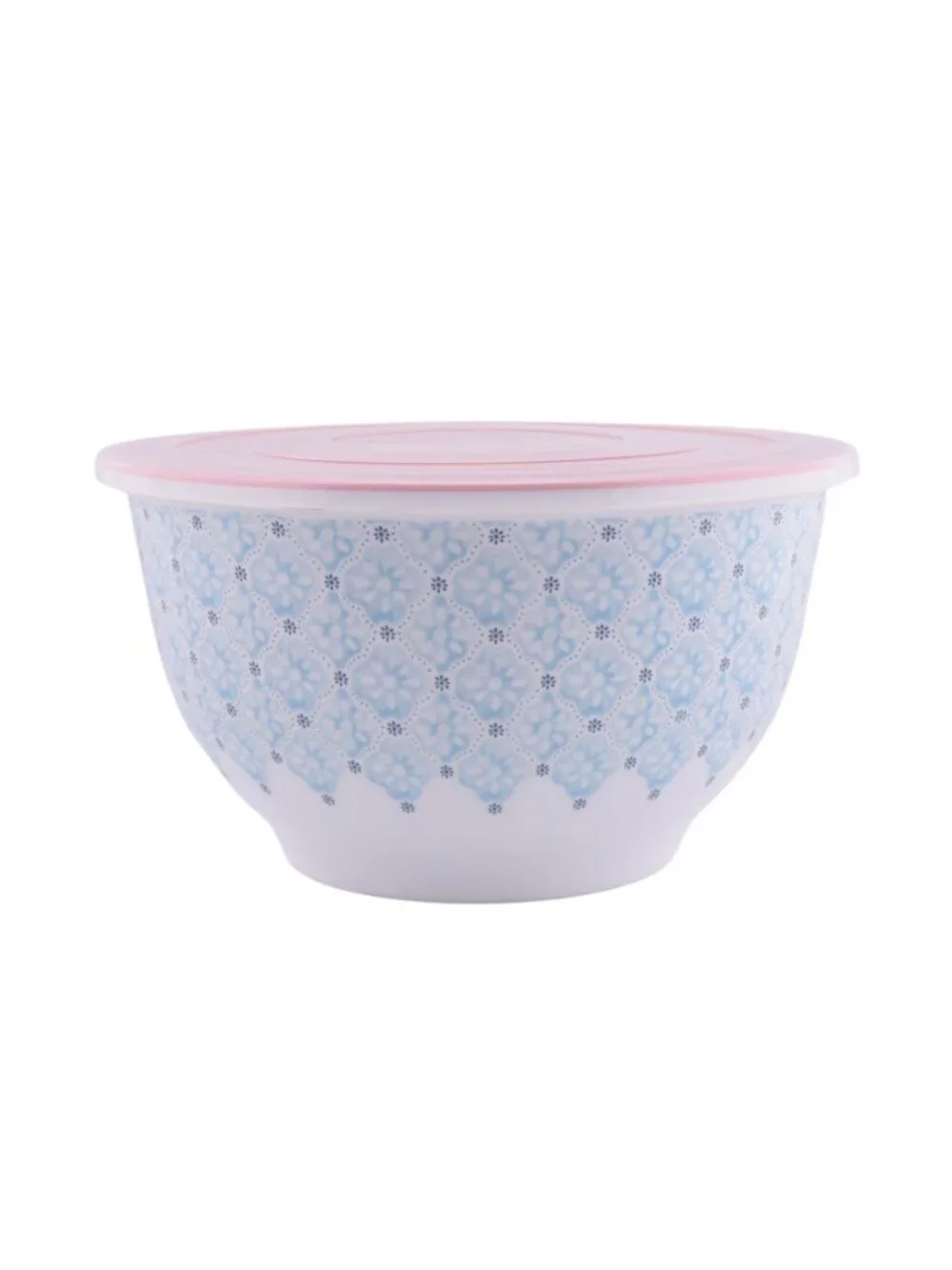 The Woman Pioneer Home Heritage Floral lids 10-Piece Melamine Mixing Bowl Set